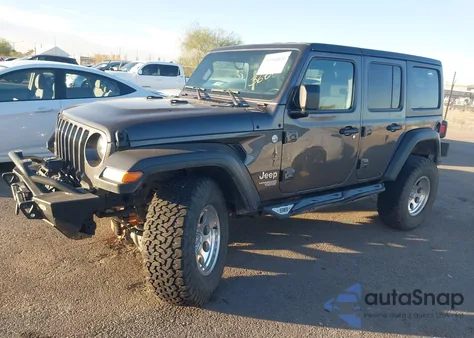 2021 Jeep Wrangler Unlimited Sport S 4X4 from USA, damaged, VIN 1C4HJXDG9MW654692